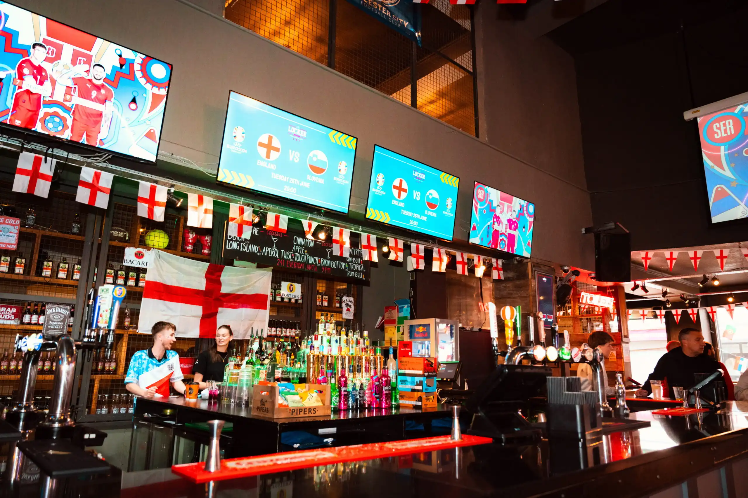 The Locker Room Leicester interior